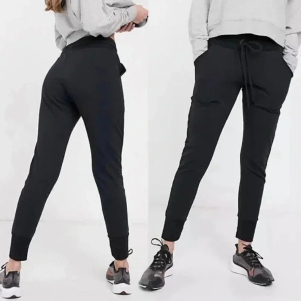 Free People Movement Sunny Sweatpants Joggers Black size S Yoga Athleisure Gym